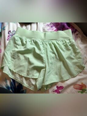 Asics Mint Green Running Shorts
